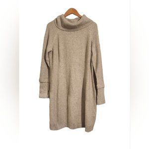 Sweater Knit Dress Light Gray - Worn Once!
